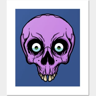 Purple Skull Posters and Art